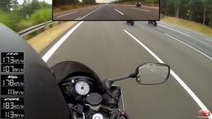 Kawasaki Ninja ZX-6R vs Yamaha R6 vs Honda CBR 600 RR - Acceleration [1080p]