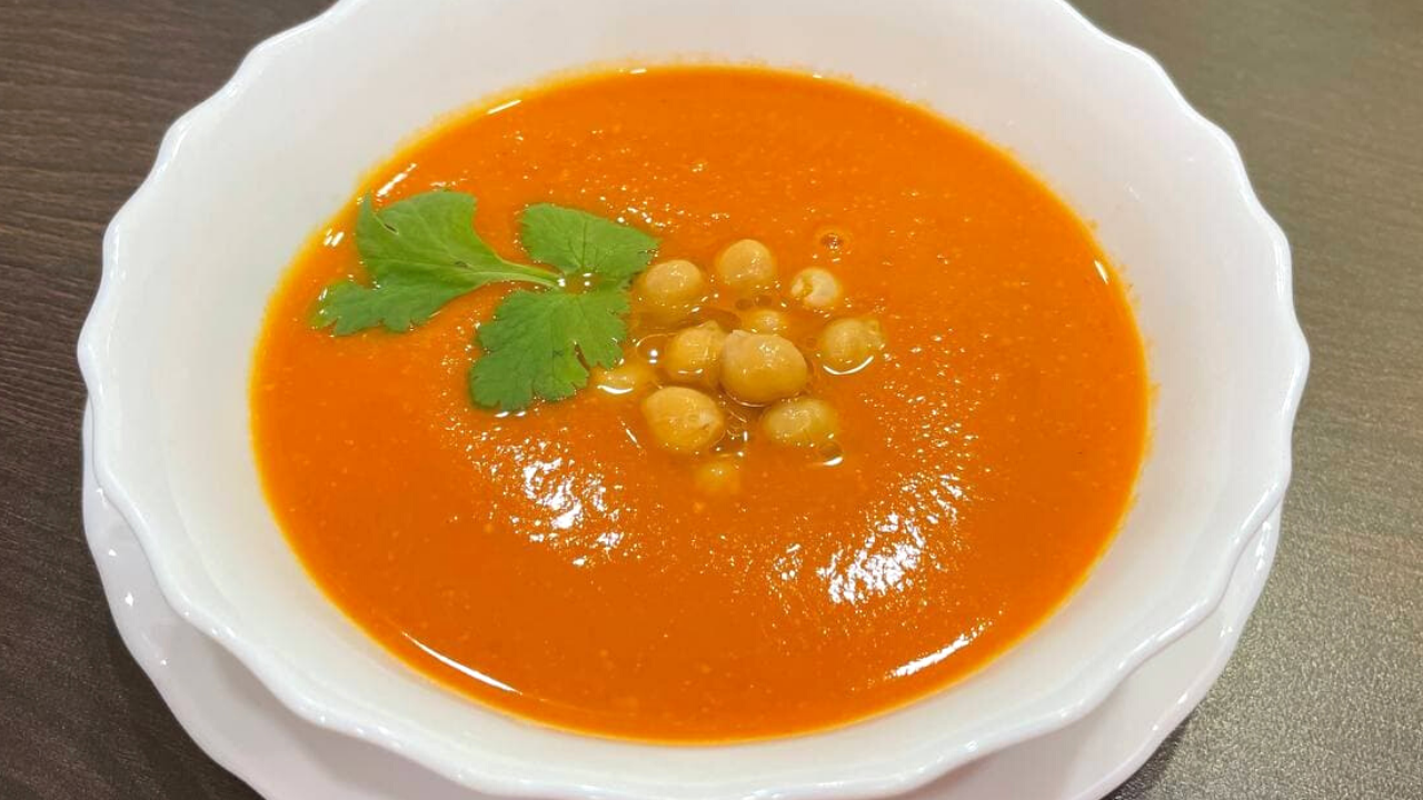 Тыквенный крем-суп с нутом - отличный рецепт от Натали. Быстро и просто