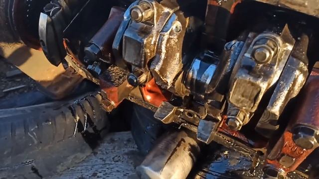 Как снять двигатель д245 с Газ 3309/Разборка/Коленвал на 2 части смотреть онлайн