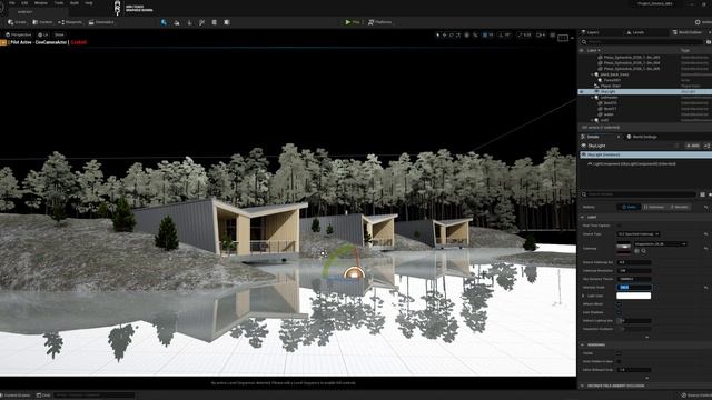 Как настроить освещение в Unreal Engine 5 | Настройки SkyLight, HDRI | Экстерьер в Unreal 5