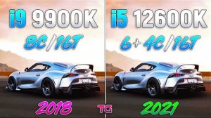 i5 12600K vs i9 9900K - Test in 8 Games