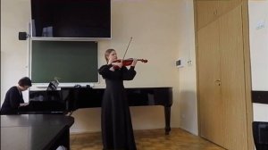 В.Моцарт Концерт для скрипки с оркестром Ре мажор „Аделаида” 1 часть Дарина Архипова