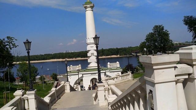 Киев. Колонна Магдебургского права.. 4К. смотреть онлайн