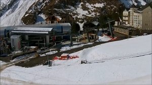 На Поляне Азау 14 апреля