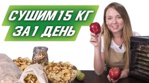 Как сушить яблоки на зиму? (быстро, много и просто!)