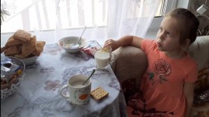 155/Утро,проводила детей/Напекла печенья