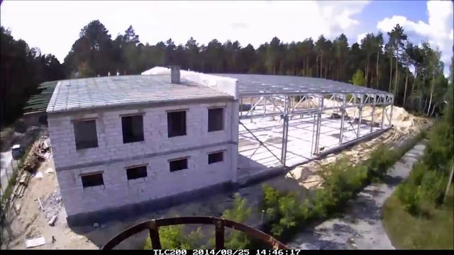 Timelapse - Budowa biura i hal produkcyjnych firmy Seron смотреть онлайн