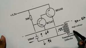 How to make AA (1.5V) Battery to 220V AC Inverter circuit Explanation