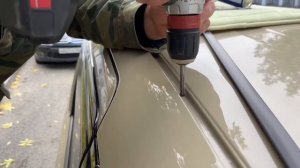 Кто сказал что не поставить рейлинги на Toyota Sienta? Нет ничего не возможного. Ставим.