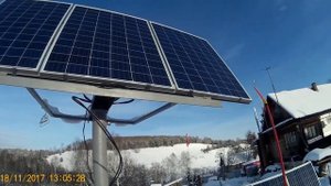 Трекер на 600 Вт солнечных панелей