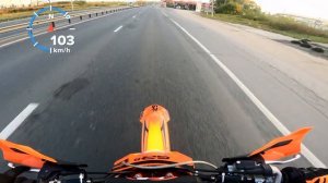 GR 8 F300A Enduro 4T OPTIMUM 172FMM. Максимальная скорость.