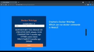 Docker WebApp