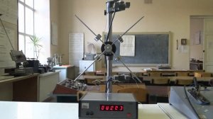 #1 измерение момента инерции маятника Обербека