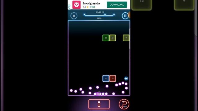 bricks breaker gameplay | level 76 to 80 | android game bricks breaker смотреть онлайн