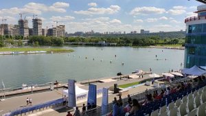 Москва. Район Крылатское. Гребной канал. Moscow. Krylatskoye district. Rowing channel Август 2023