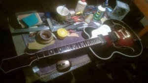 Апгрейд электроакустической гитары Musima 1655 HV 1-я часть.