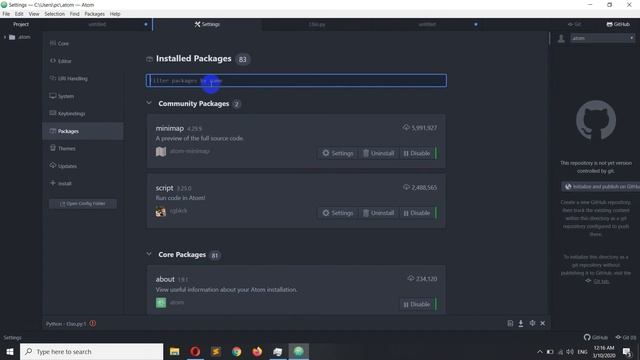 How to Disable a Package in Atom Editor смотреть онлайн