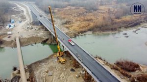 Будівництво моста через Прут, Чернівецька обл., Новоселиця/Маршинці 24.12.2020