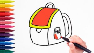 Как нарисовать рюкзак