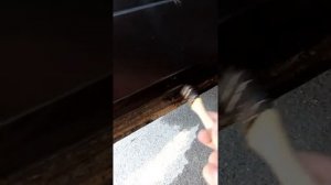 Удаление ржавчины с низа дверей!!