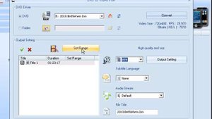 Format Factory convert DVD to Video File, Most all file types, MP4, RMVB, WMV, 3GP