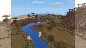 Minecraft PE Savanna Village Seed - 0.15+ 0.16+