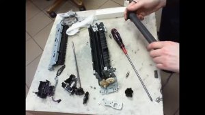 Canon IR 1435 IF восстановление узла закрепления (печки).