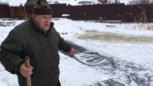 Беззатратная зимовка рыбы в непроточном пруду!!!
