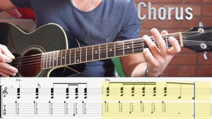 We are the champions - Queen - Tutorial + Tab (acoustic guitar arrangement)