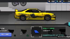 Как сделать красивый винил на nissan skyline gtr r33 из фильма форсаж в pixel car racer.