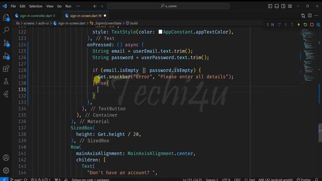 Flutter ecommerce app using firebase with admin panel | How to login user with flutter firebase aut