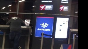 BELGRADE NIKOLA TESLA Airport, transit. Пересадка в аэропорту Белграда.