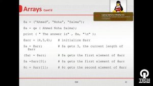 Perl  - Lec2 (P3) | المحاضرة 2  - الجزء الثالث