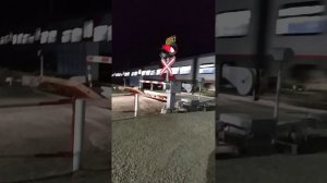 Поезд ЭС2Г ЛАСТОЧКА проезжает Мимо ЖД Переезда к ст.Краснотурьинск Видео снято 28.04.23