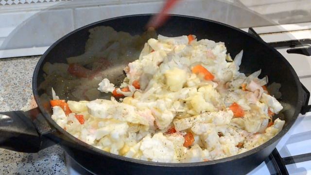 ФРИТТАТА - ВКУСНЫЙ ЗАВТРАК ПО ИТАЛЬЯНСКИ. ОМЛЕТ С СЫРОМ И ЦВЕТНОЙ КАПУСТОЙ. ЕДА ДЛЯ ДИАБЕТИКА 2 ТИП