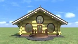 Баня под старину 10*14 брёвна д=40 (облёт вокруг)