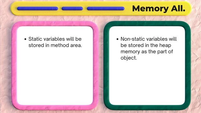 Difference  between Static and Non-static variables in java | Static and Non Static Variables | JAV
