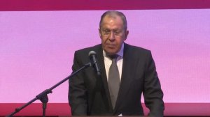 С.Лавров на Втором конгрессе Международного движения русофилов, Москва, 27 февраля 2024 года