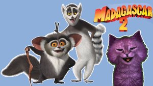 Мадагаскар 2 Смешной и милый жираф делает такое... ? Madagascar 2 с говорящим КОТЕНКОМ АБИ