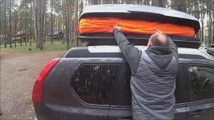 Перевозка катамарана Яркат в автобоксе на крыше автомобиля. 2020