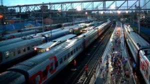 Прибытие ЭП1М-665 с поездом №317 Новороссийск — Саратов