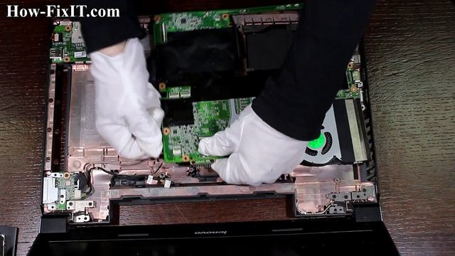 How to disassemble and fan cleaning laptop Lenovo M5400 смотреть онлайн