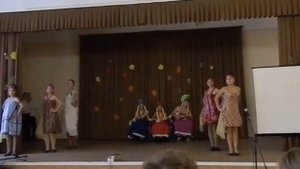 Осенний бал 2014 - Смешной номер Частушки - Школа 15 - Севастополь