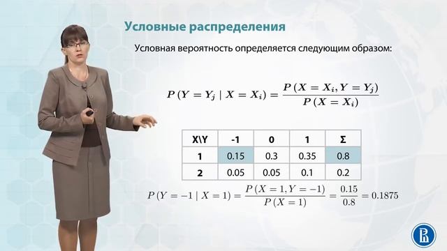 2.8. Совместное распределение двух случайных величин.