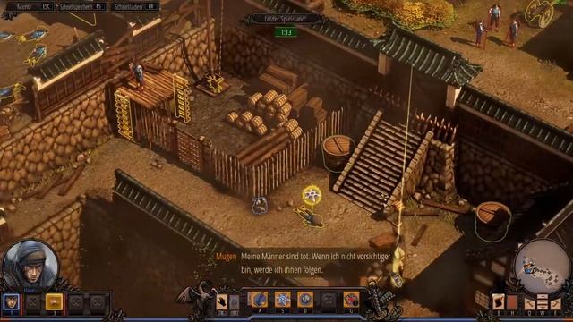 Shadow Tactics Speedrun - Lvl 1: Osaka Castle [2:17, Hardcode] смотреть онлайн