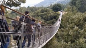 Подвесные мосты . Нешер. Израиль / Suspension bridges. Israel