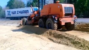 Автогрейдер ГС-25.09 в работе ч3