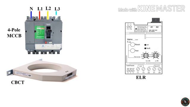 Earth Leakage Relay - ELR / How to Wire ELR & CBCT with MCCB / Working Principle of ELR смотреть онлайн