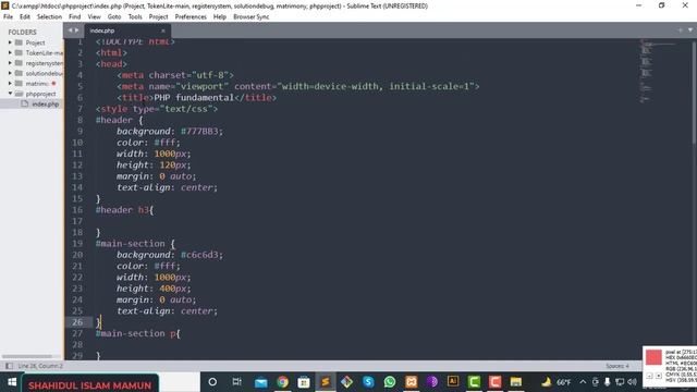 PHP Basic course for beginners || PHP syntax || PHP Bangla tutorial part 2