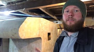 Кемпер Пилигрим 410. Шлифовка стеклоткани.